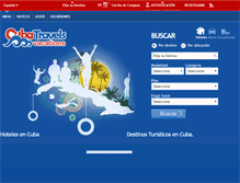 Tablet Screenshot of cubatravelsvacations.com